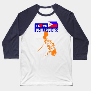 I Love Philippines Baseball T-Shirt